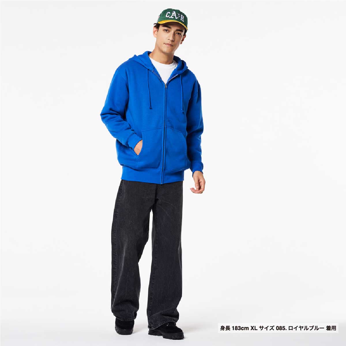 United Athle ユナイテッドアスレ 10.0 oz T/C スウェット フルジップ パーカ (裏起毛) (品番5620-01)