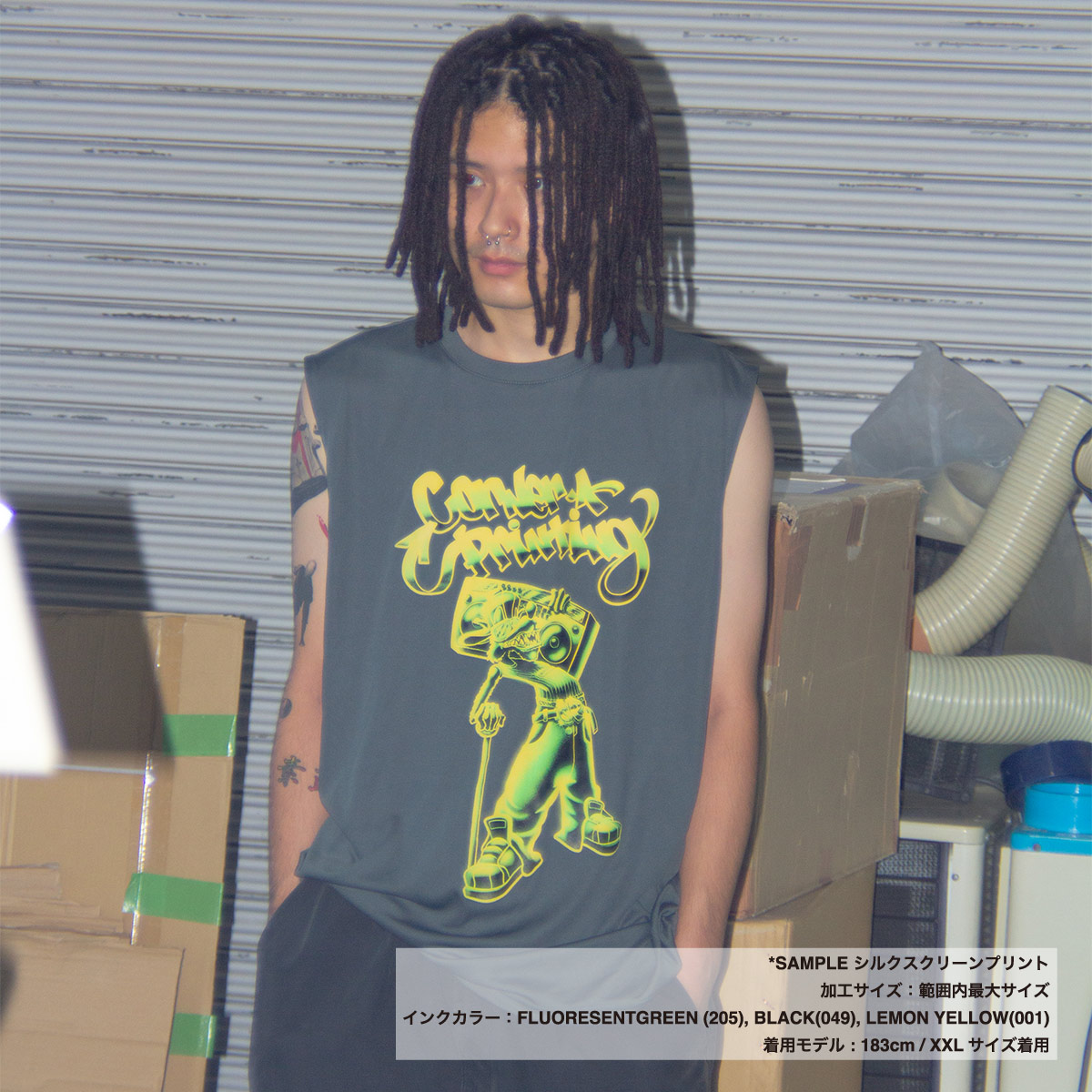 United Athle 4.4 oz dry smooth recycled polyester sleeveless shirt