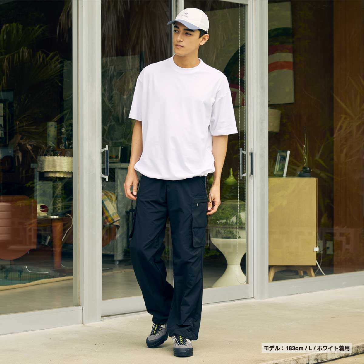 United Athle ユナイテッドアスレ 6.5オンス ファインジャージー リラックスフィット Tシャツ(裾ドローコード) (品番1110-01)