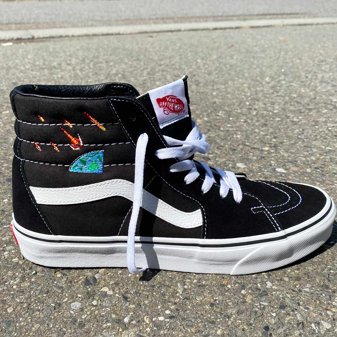 卸し売り購入 CORNER (品番VAN-EMB002) SK8-HI VANS | PRINTING 靴