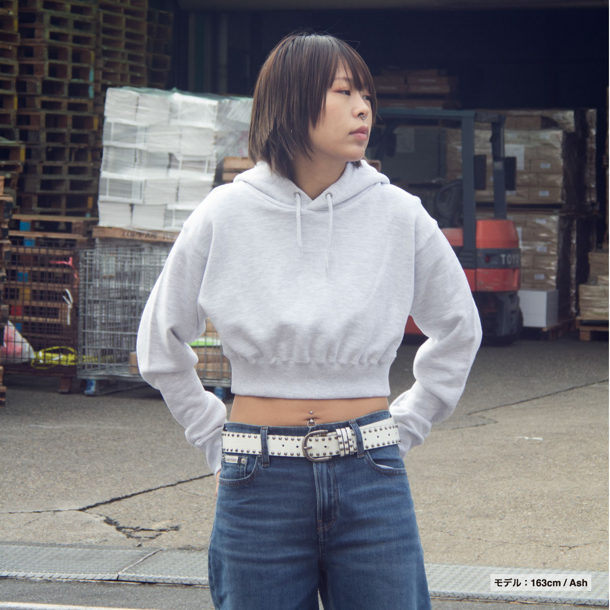 クロップドフーディ (品番CPCH-SP2252)