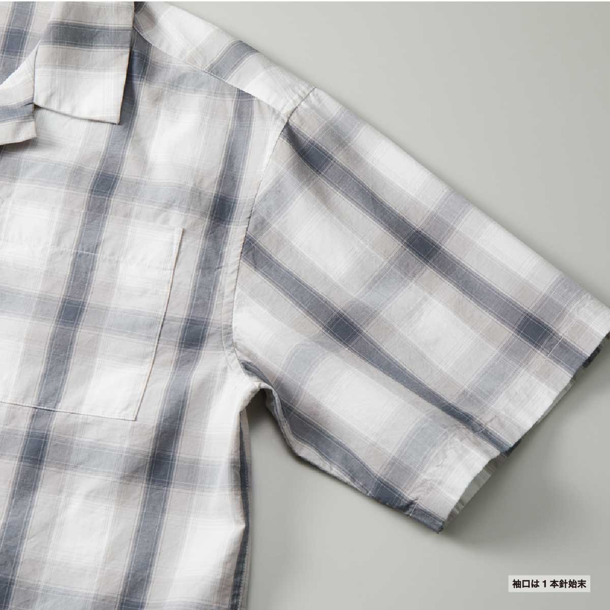 United Athle ユナイテッドアスレ コットン オープンカラー ショートスリーブ シャツ (品番1693-01)