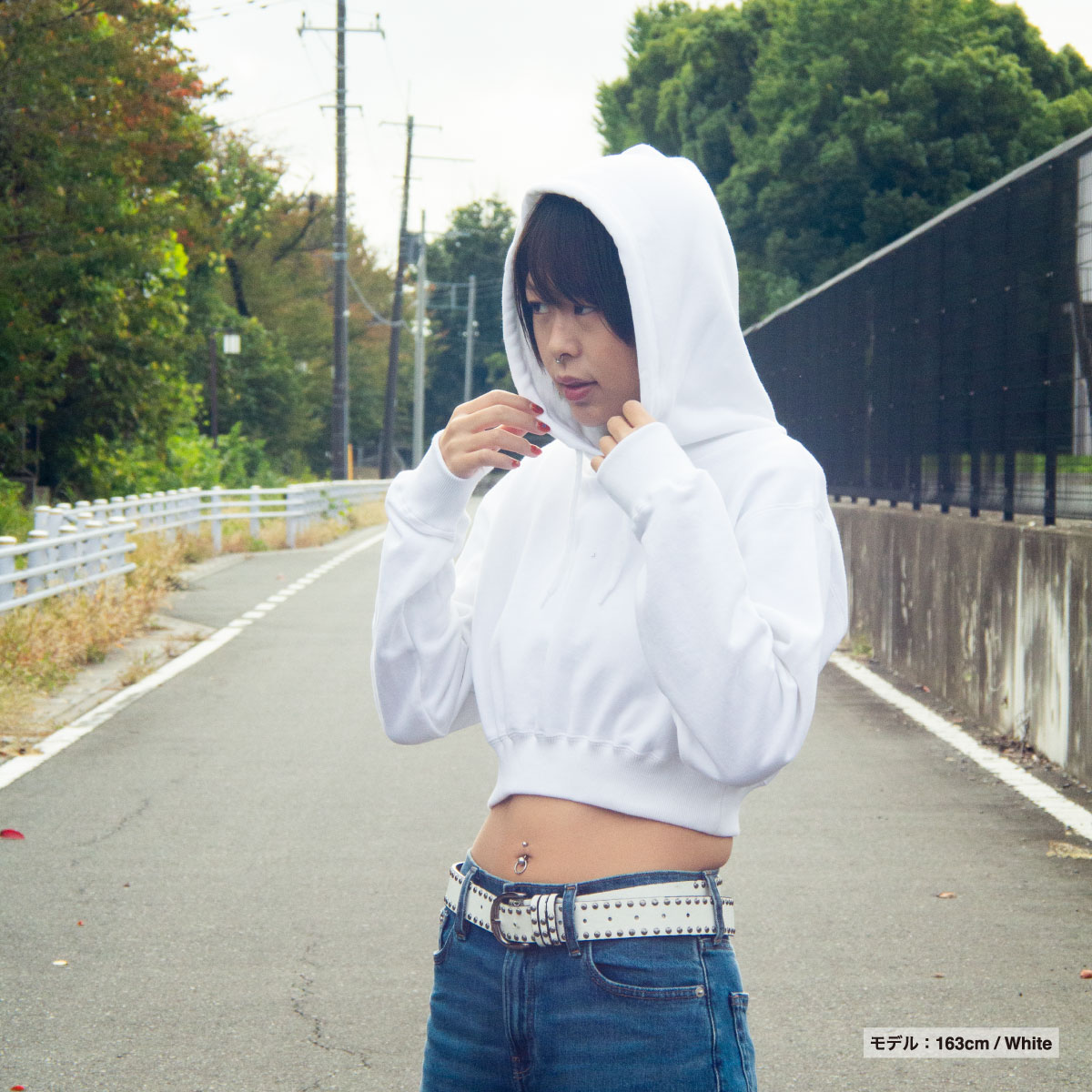 クロップドフーディ (品番CPCH-SP2252)