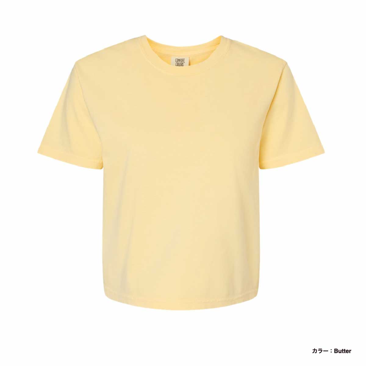 Comfort Colors コンフォートカラーズ 6.1oz ガーメントダイ ウィメンズ ボクシーTシャツ (品番3023)