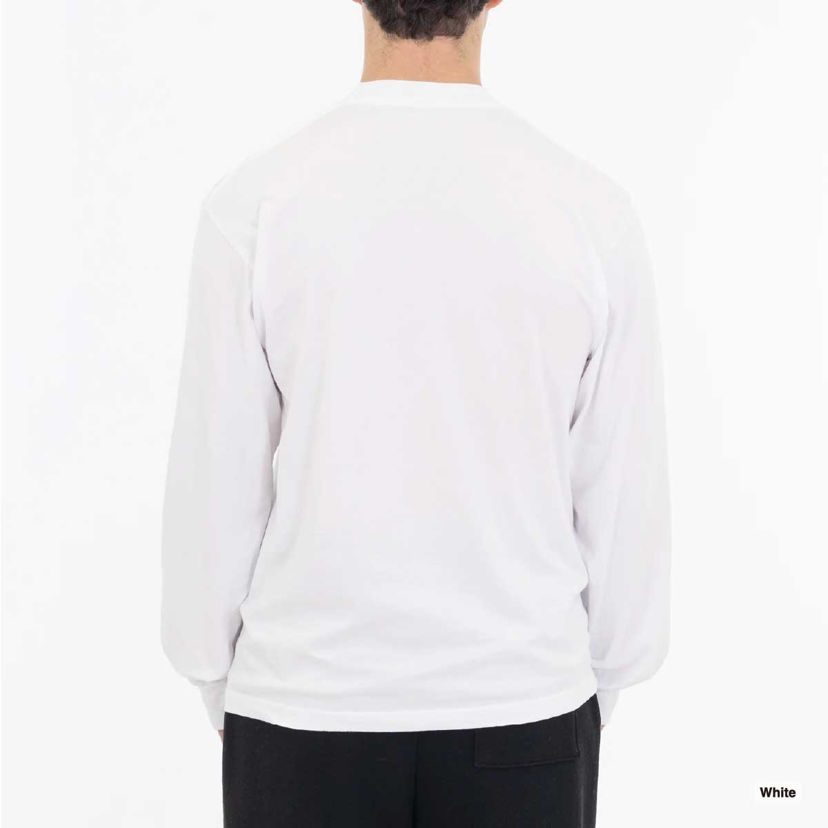 LOS ANGELES APPAREL Long-Sleeve Grmnt Dye Crew Neck 6.5oz (Item No. 1807GD-Z)
