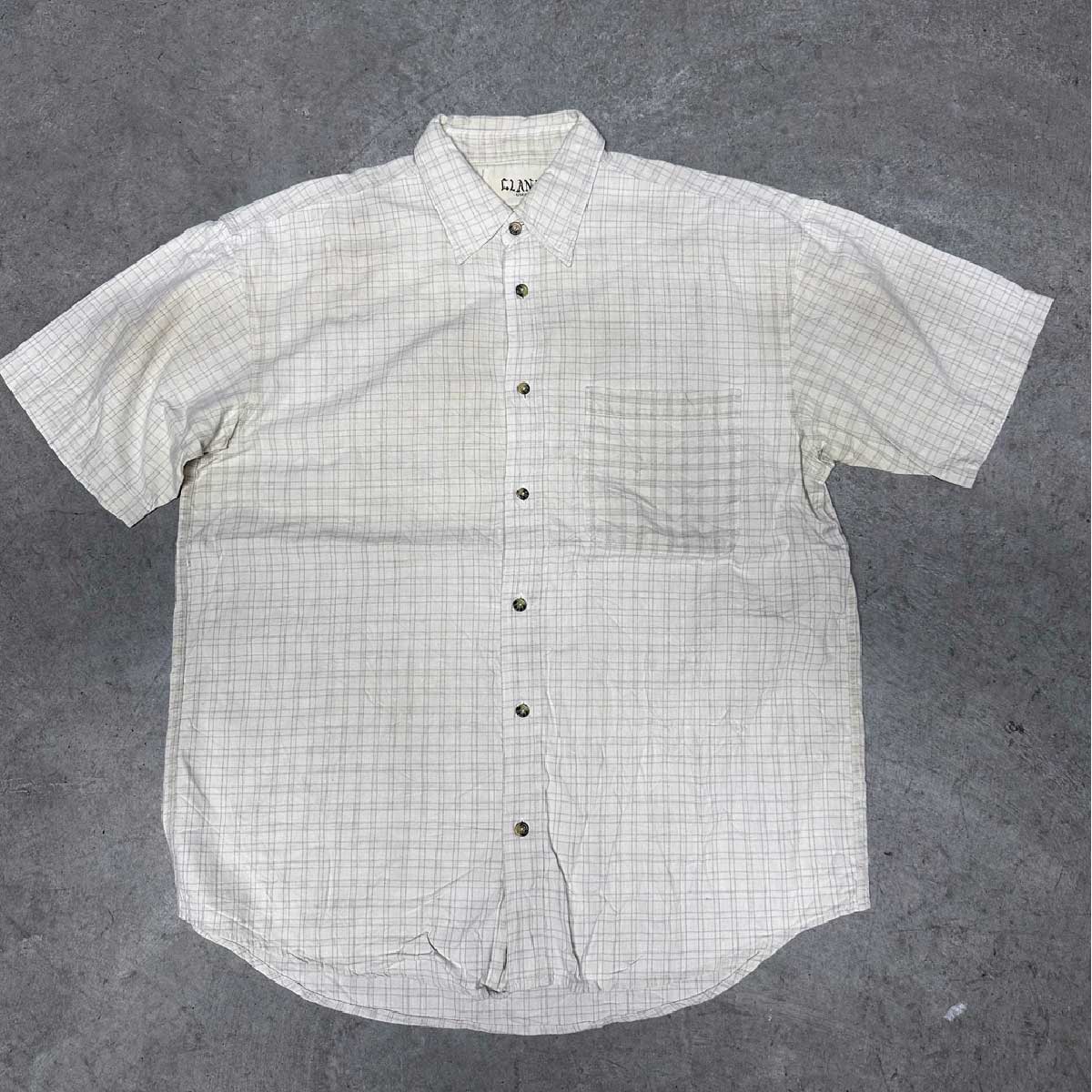 CLANK/USED クランク/ユーズド Short Sleeve Shirt (品番CU001)