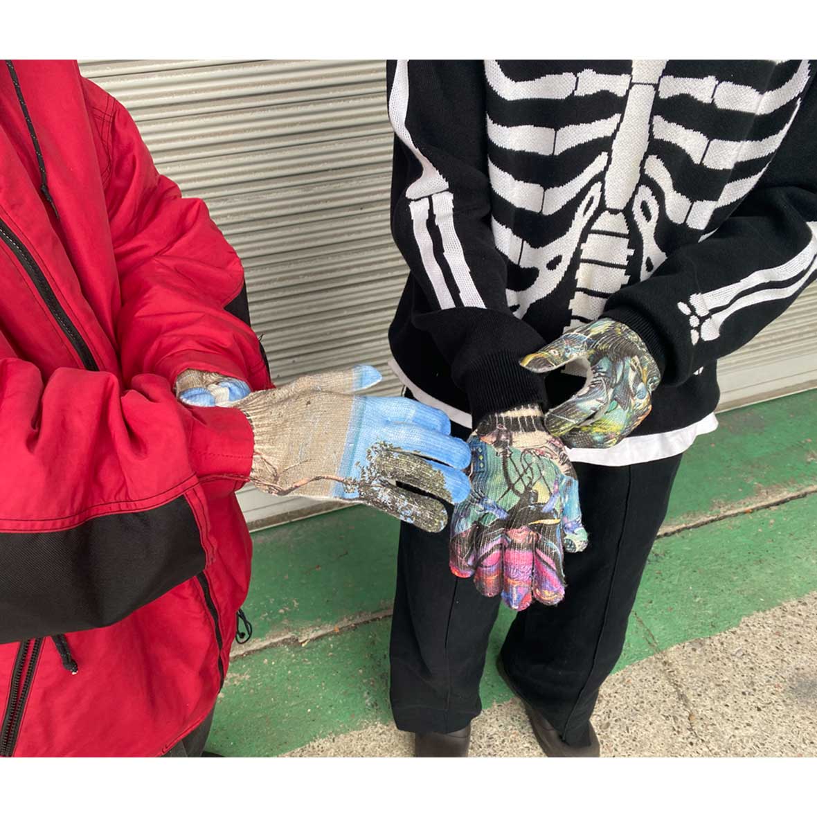 総柄 Work Gloves (品番HW91)