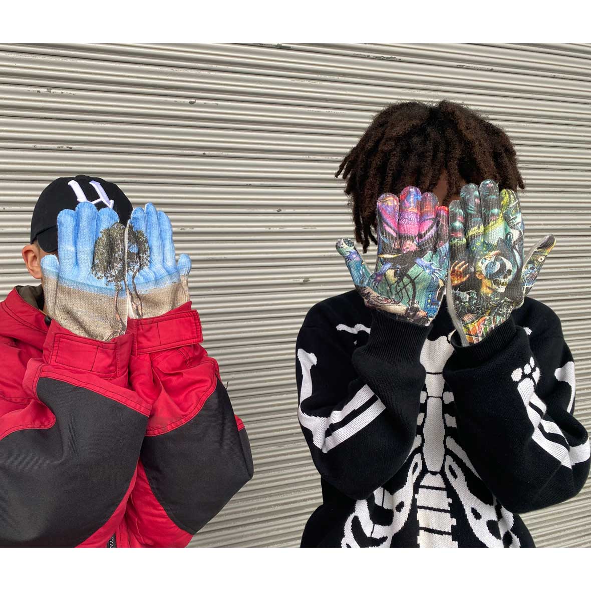 総柄 Work Gloves (品番HW91)