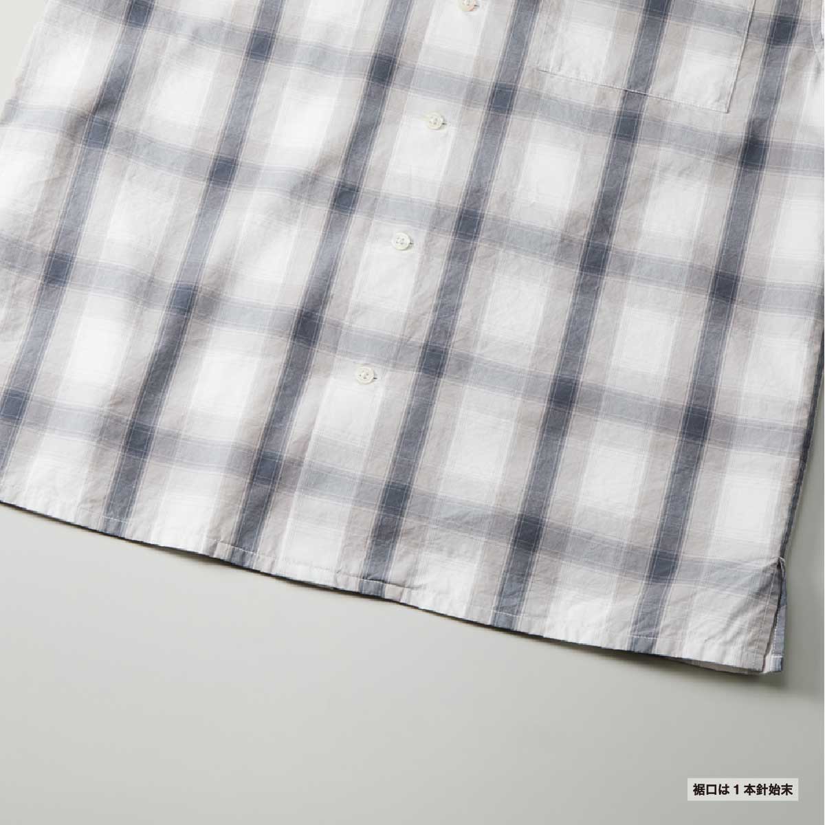 United Athle ユナイテッドアスレ コットン オープンカラー ショートスリーブ シャツ (品番1693-01)