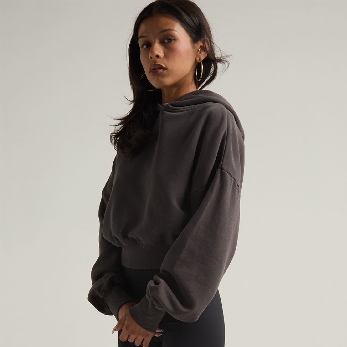 SHAKA WEAR シャカウェア Women's Heavyweight Cropped Hoodie (品番SWGDWCH)