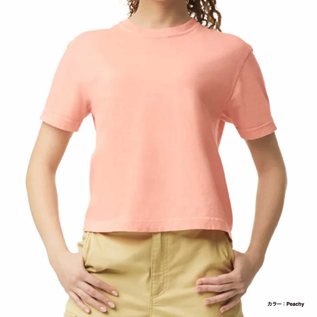 Comfort Colors コンフォートカラーズ 6.1oz ガーメントダイ ウィメンズ ボクシーTシャツ (品番3023)