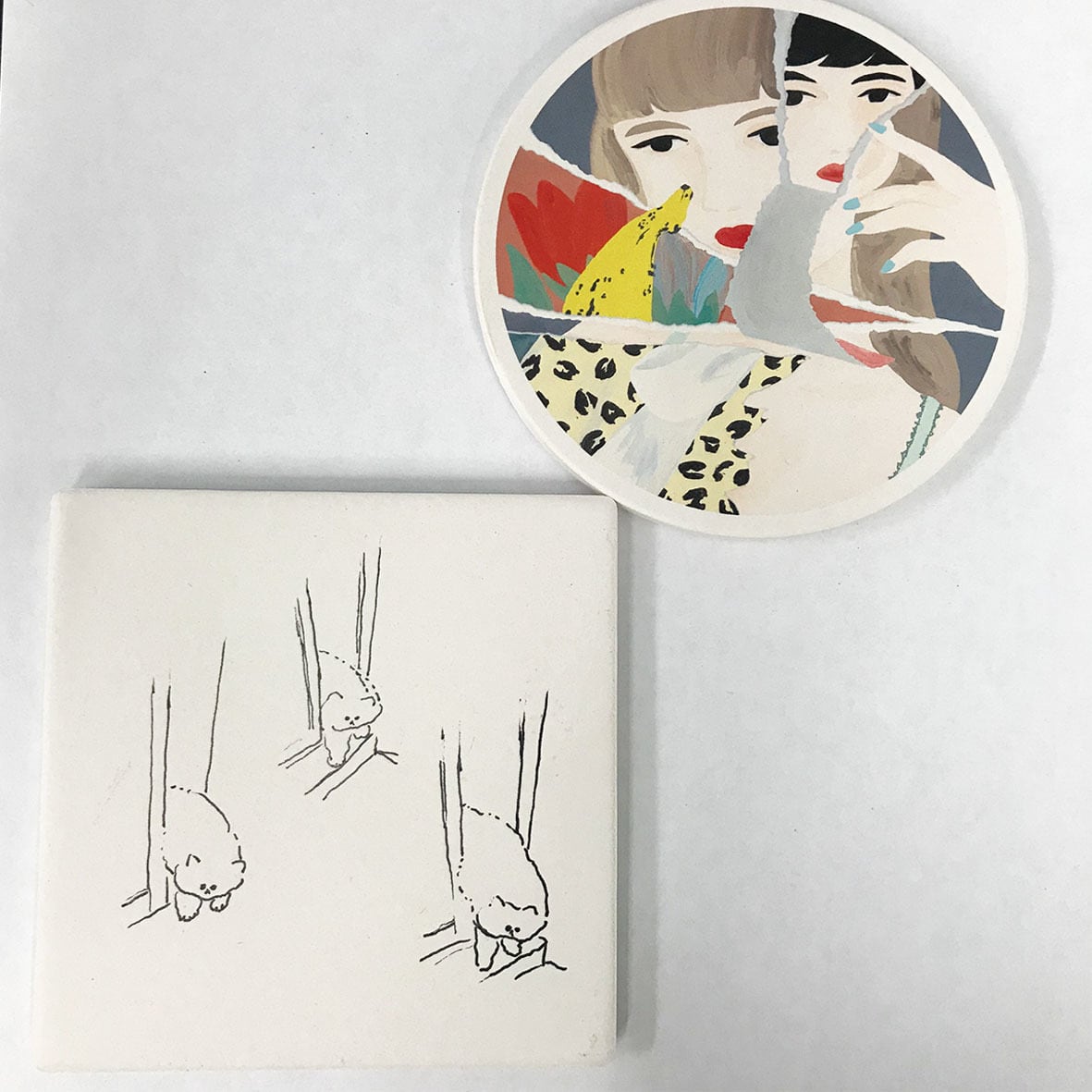 トールペイント作品コースタートレー （Yukiko Sugimoto