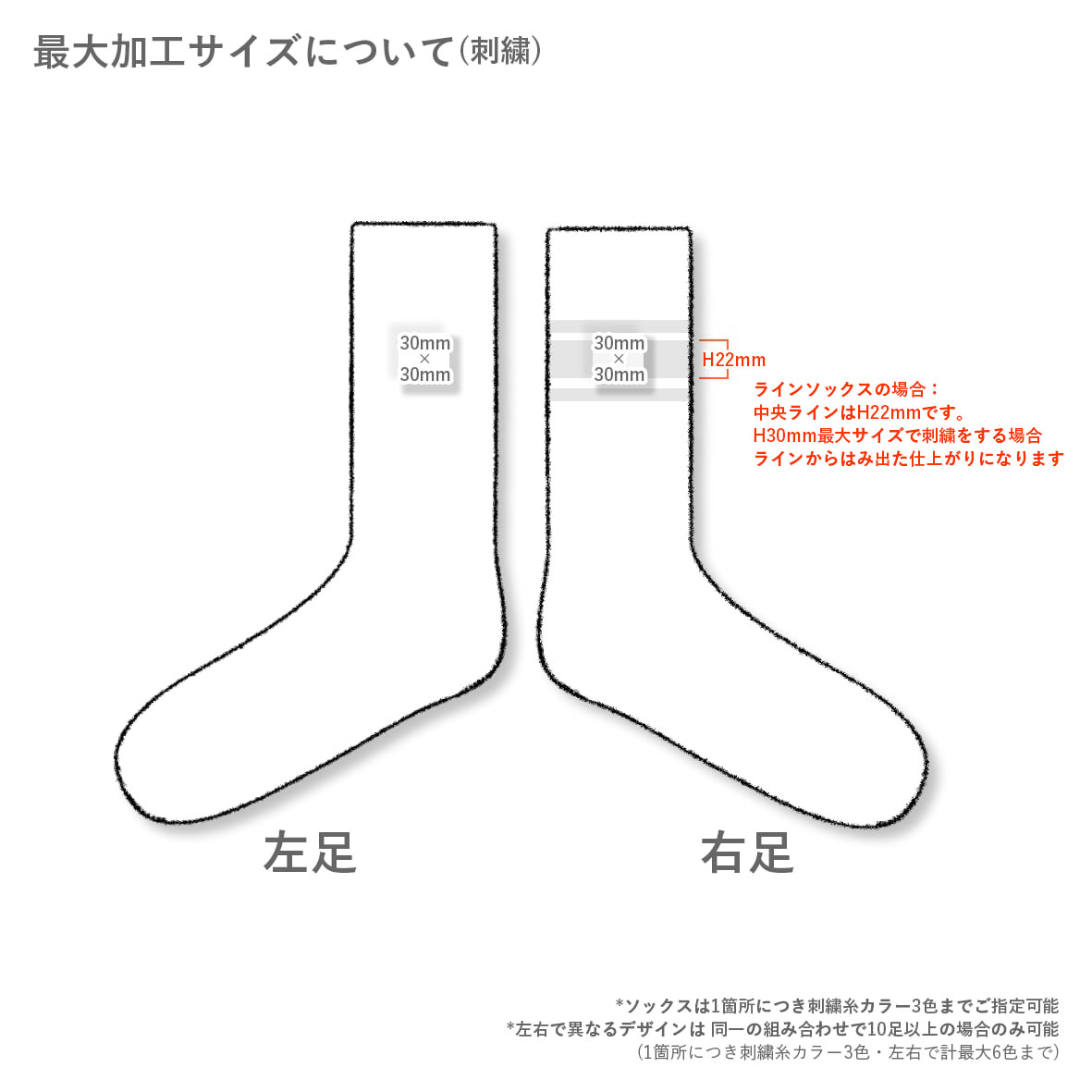CHROME HEARTS ストライプソックス Sサイズ　ユニセックス 送料 無料ファッション - CHROME HEARTS ストライプソックス S