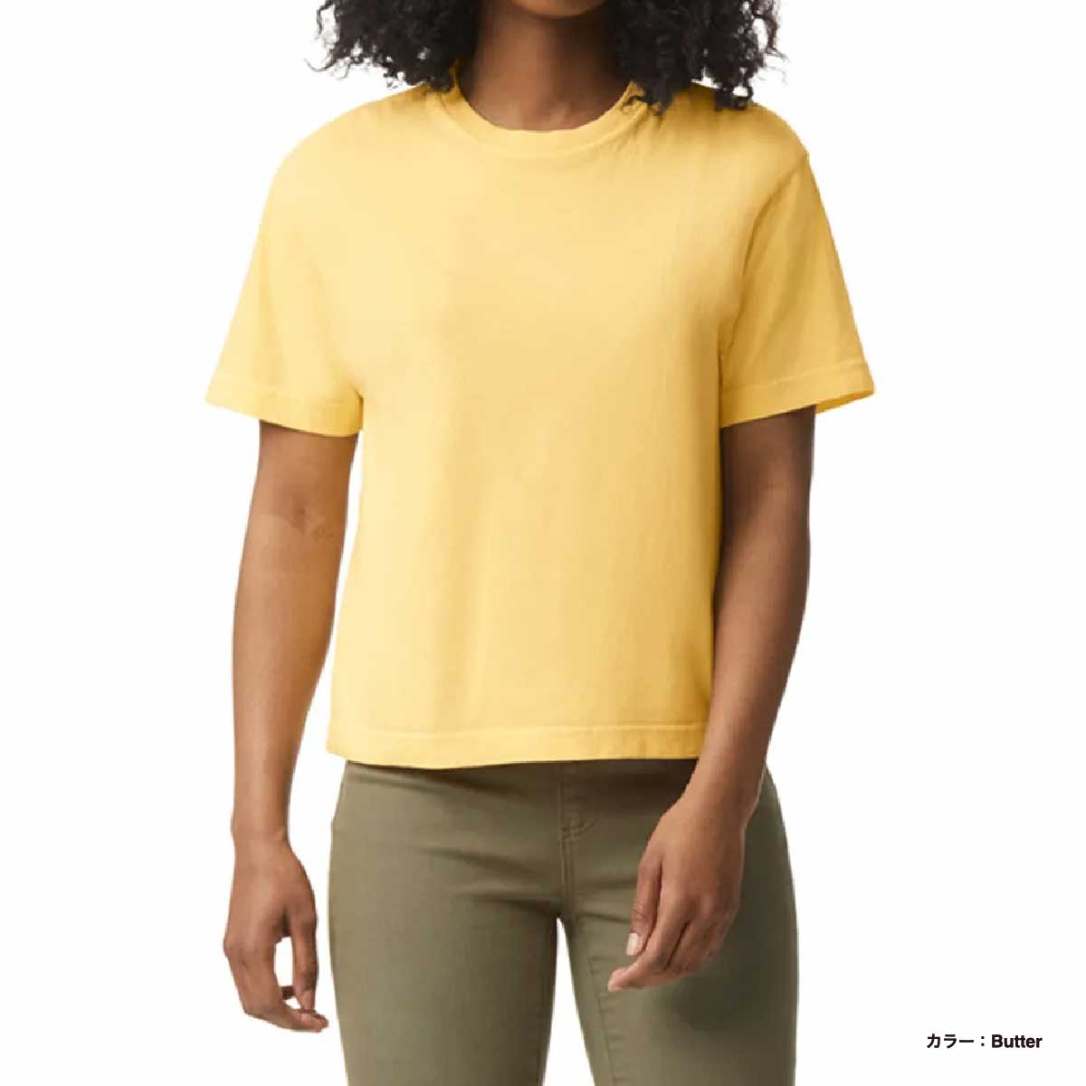 Comfort Colors コンフォートカラーズ 6.1oz ガーメントダイ ウィメンズ ボクシーTシャツ (品番3023)