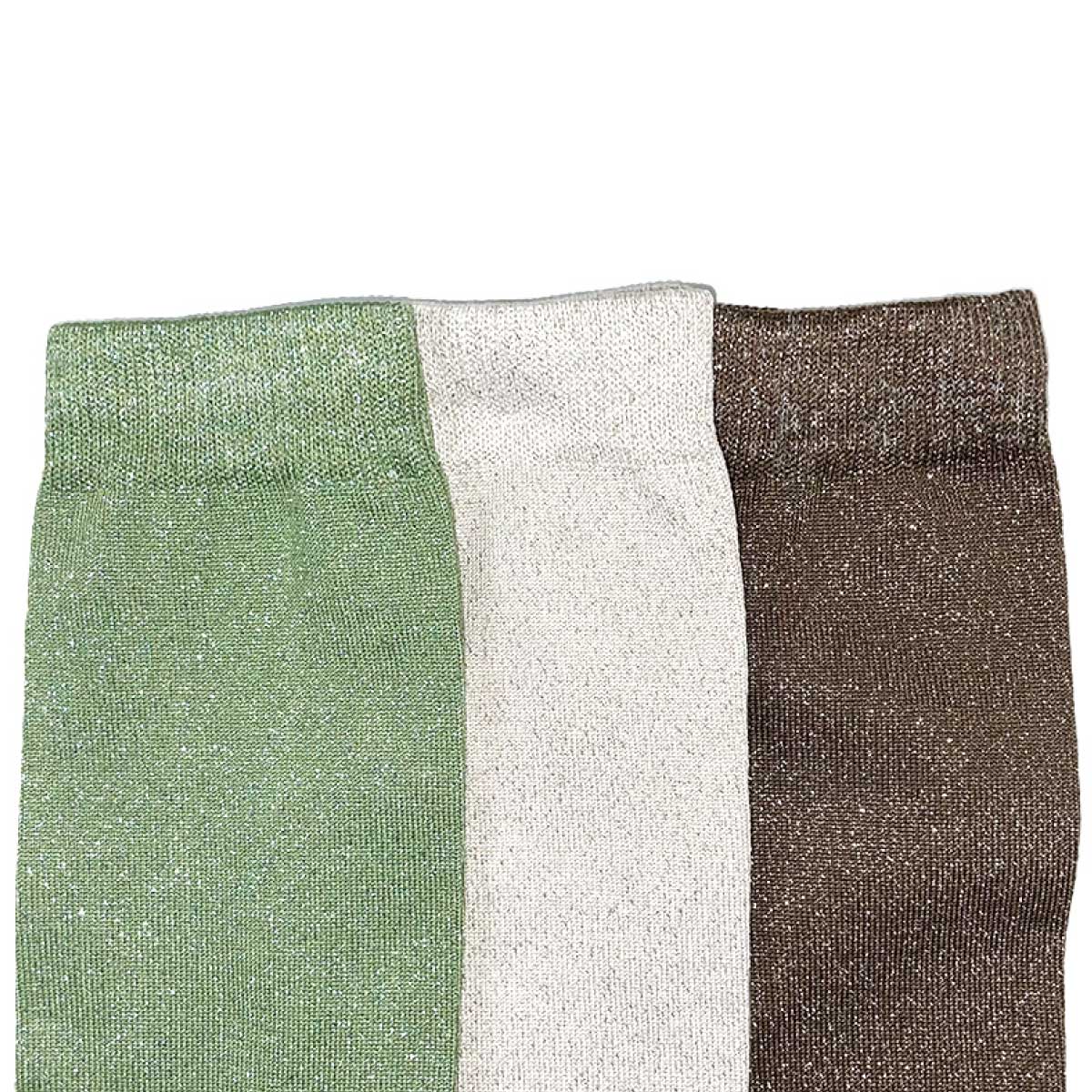 ウィメンズ オリジナル ラメ カジュアルソックス (品番CPWS-014)