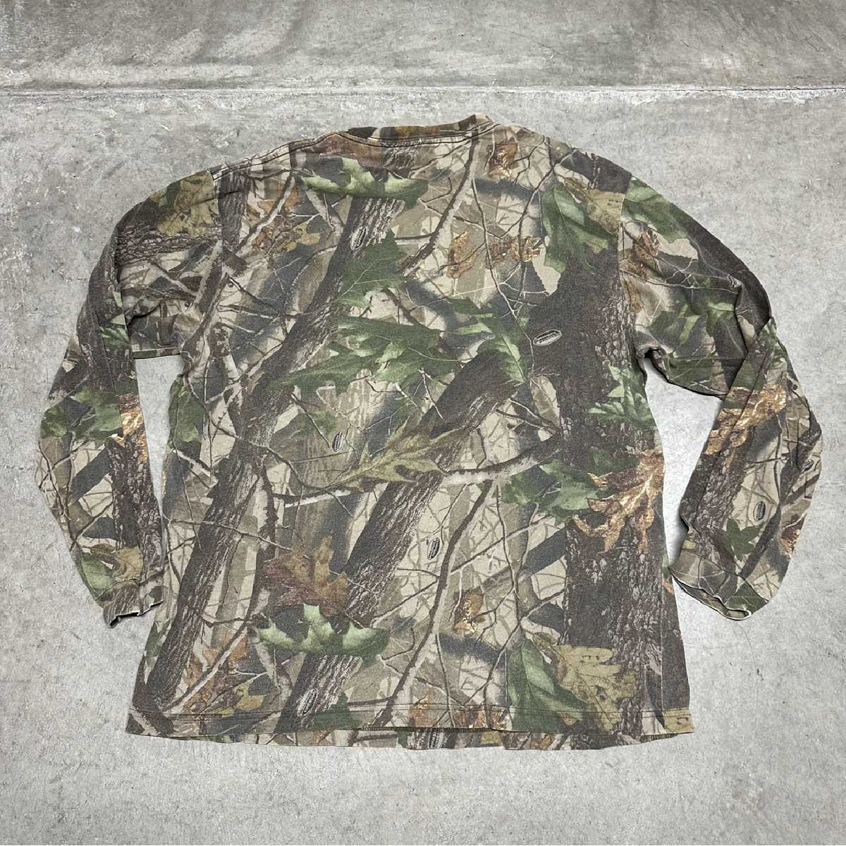 Unknown/USED - Real Tree Camo L/S  T-shirt (品番CU129)