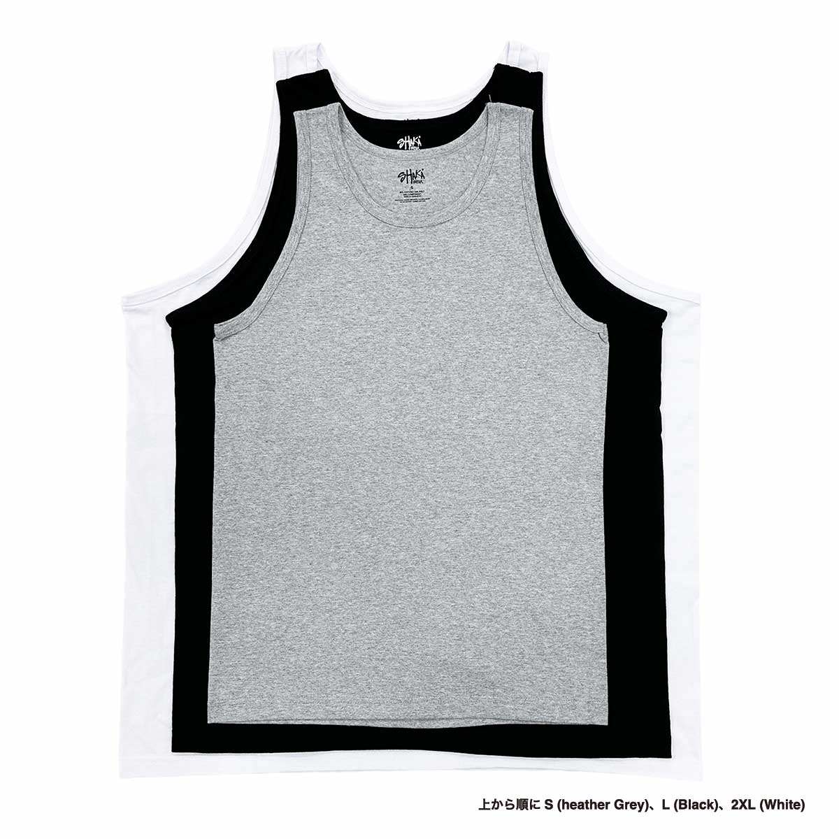 SHAKA WEAR シャカウェア 6.0 oz Softspun Tank Top (品番SHAKATANK)