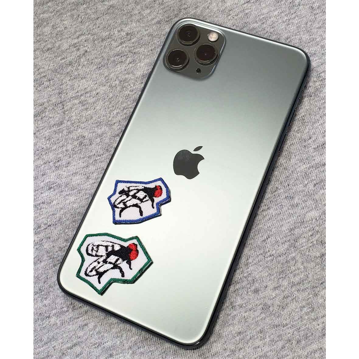 Embroidery Sticker Badge 80mm x 80mm or Less (Set of 10) (#WAP-80-4)