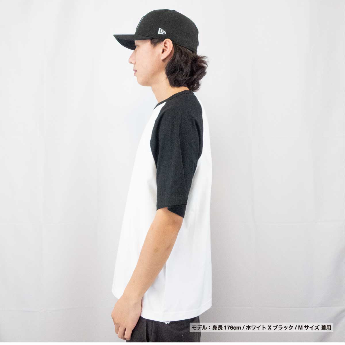 D-FACTORY ディーファクトリー 6.6 oz プレミアムコンフォートラグランスリーブTシャツ (品番DF1115)