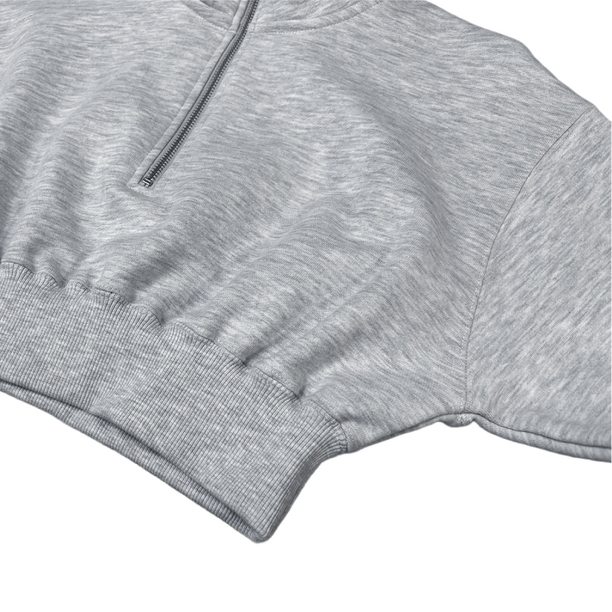 クロップドハーフジップスウェットシャツ (品番CPCHZS-SH2253)