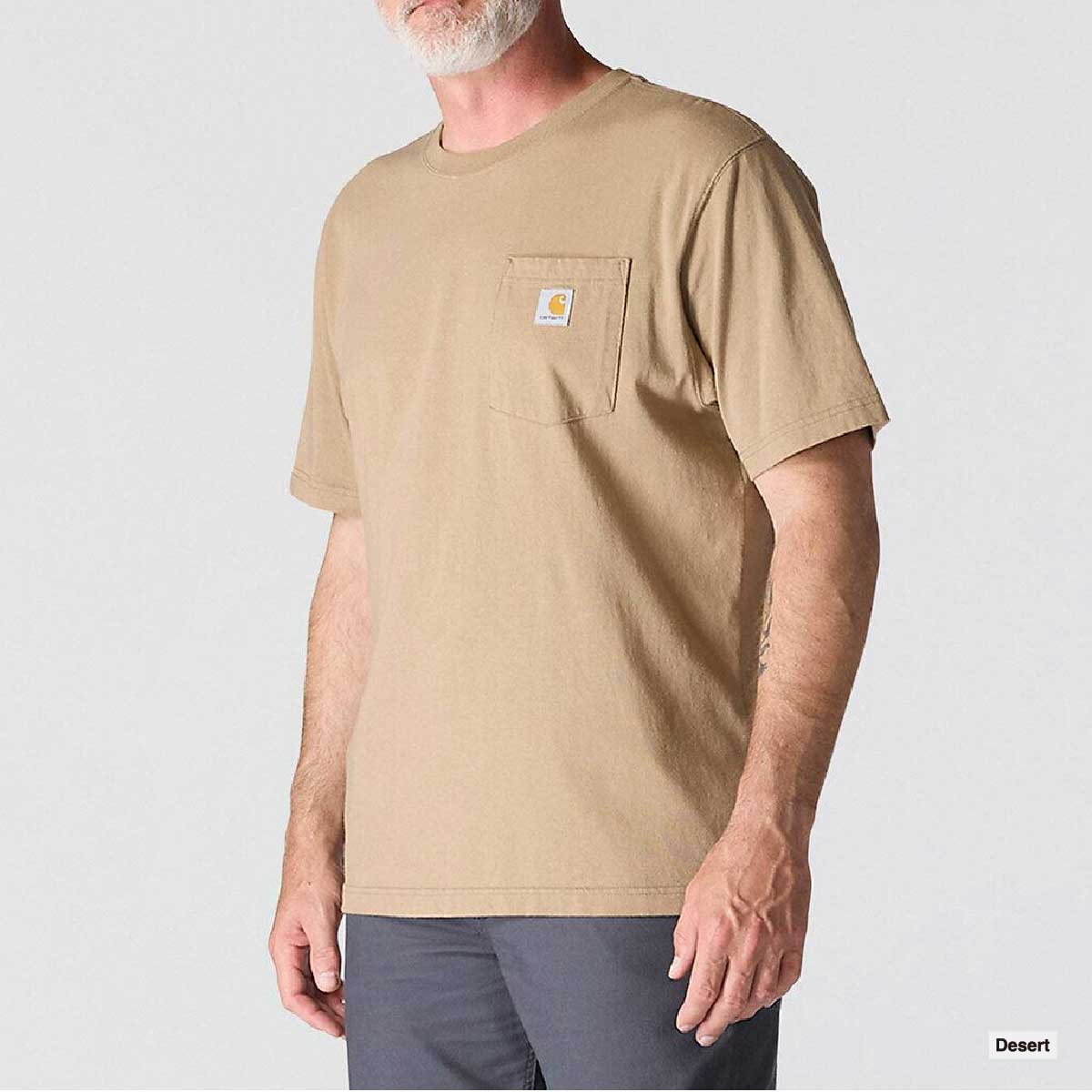 【在庫限り】 Carhartt カーハート 6.75 oz Workwear Pocket Short Sleeve T-Shirt (品番CTK87)
