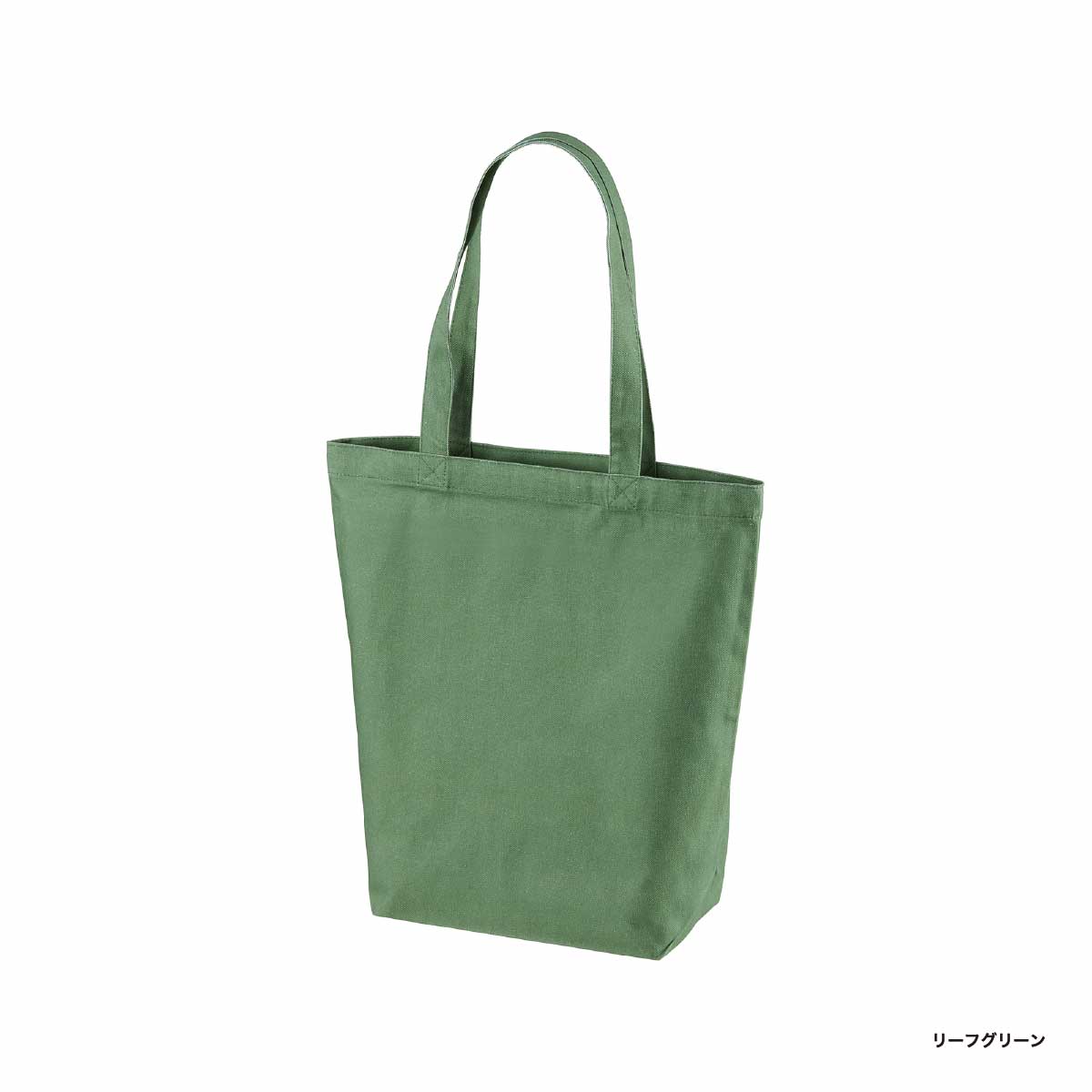 【一点物】オリーブグリーン キャンバス トートバッグ CORNER PRINTING | United Athle ユナイテッドアスレ 8.3 oz