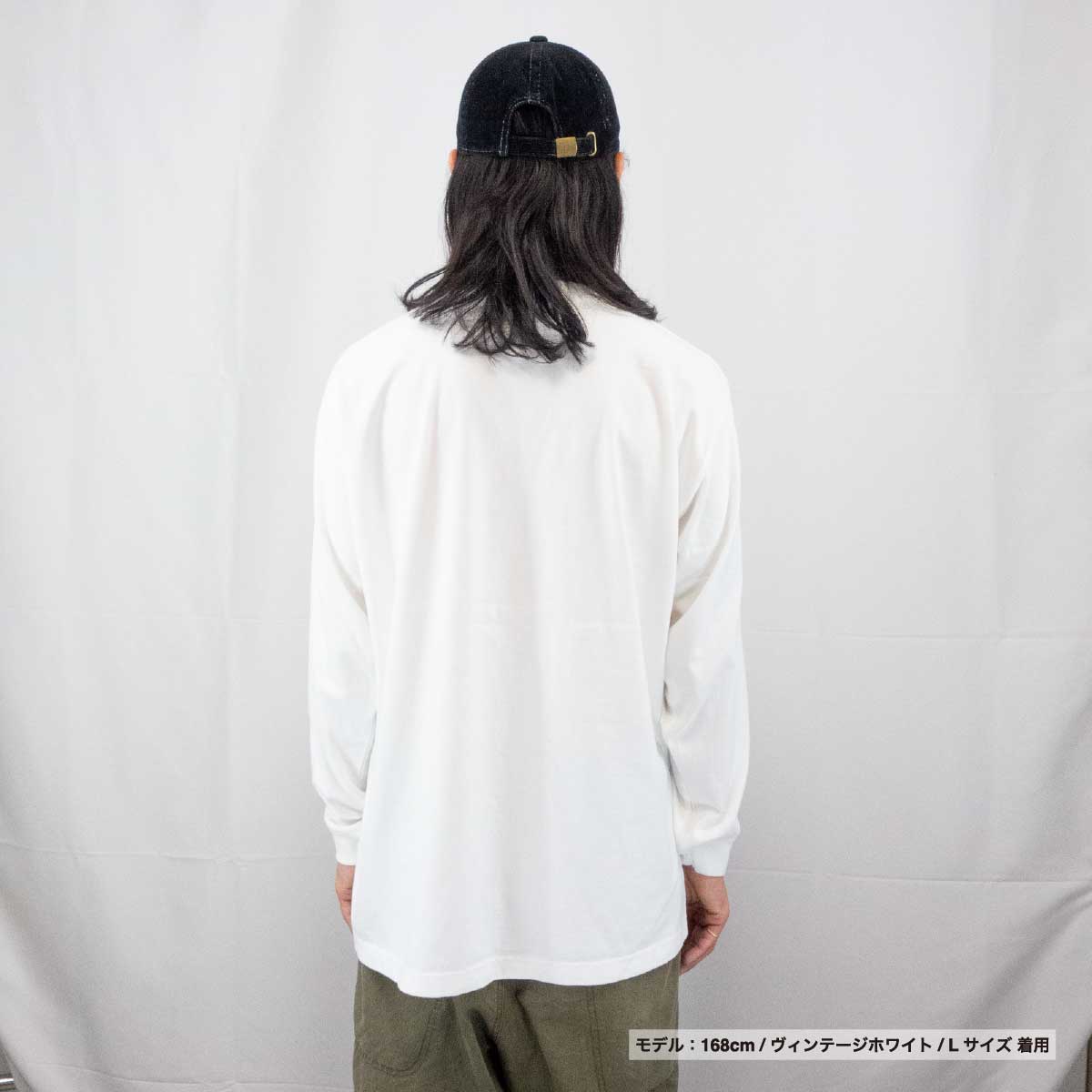 D-FACTORY ディーファクトリー 6.6オンス ロングスリーブガーメントダイTシャツ(1.6インチリブ)(品番DF1201-D)