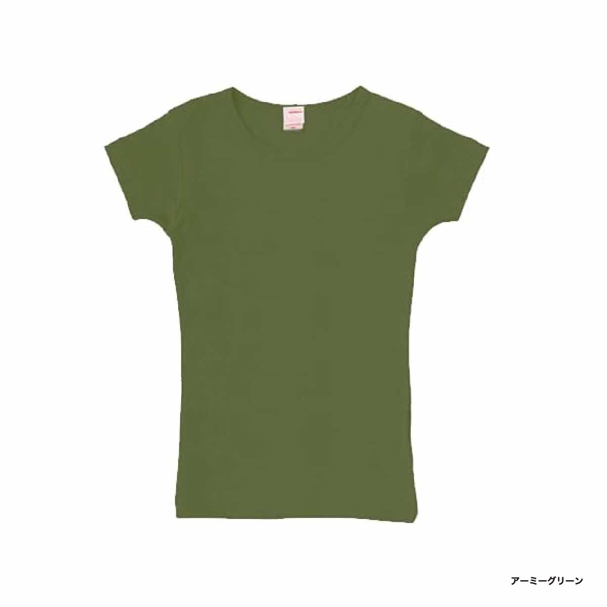 demimoon デミムーン 5.8 oz S/S 袖口リブ無しTシャツ <首元リブあり> (品番DM4312)