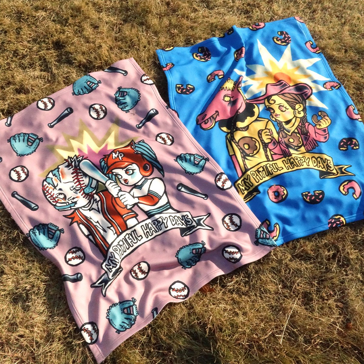 総柄ブランケット (品番ST-0004)