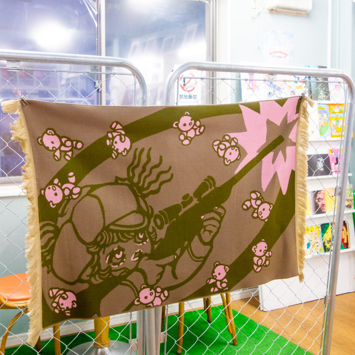 Original Knitted Full-Patterned Rug Blanket