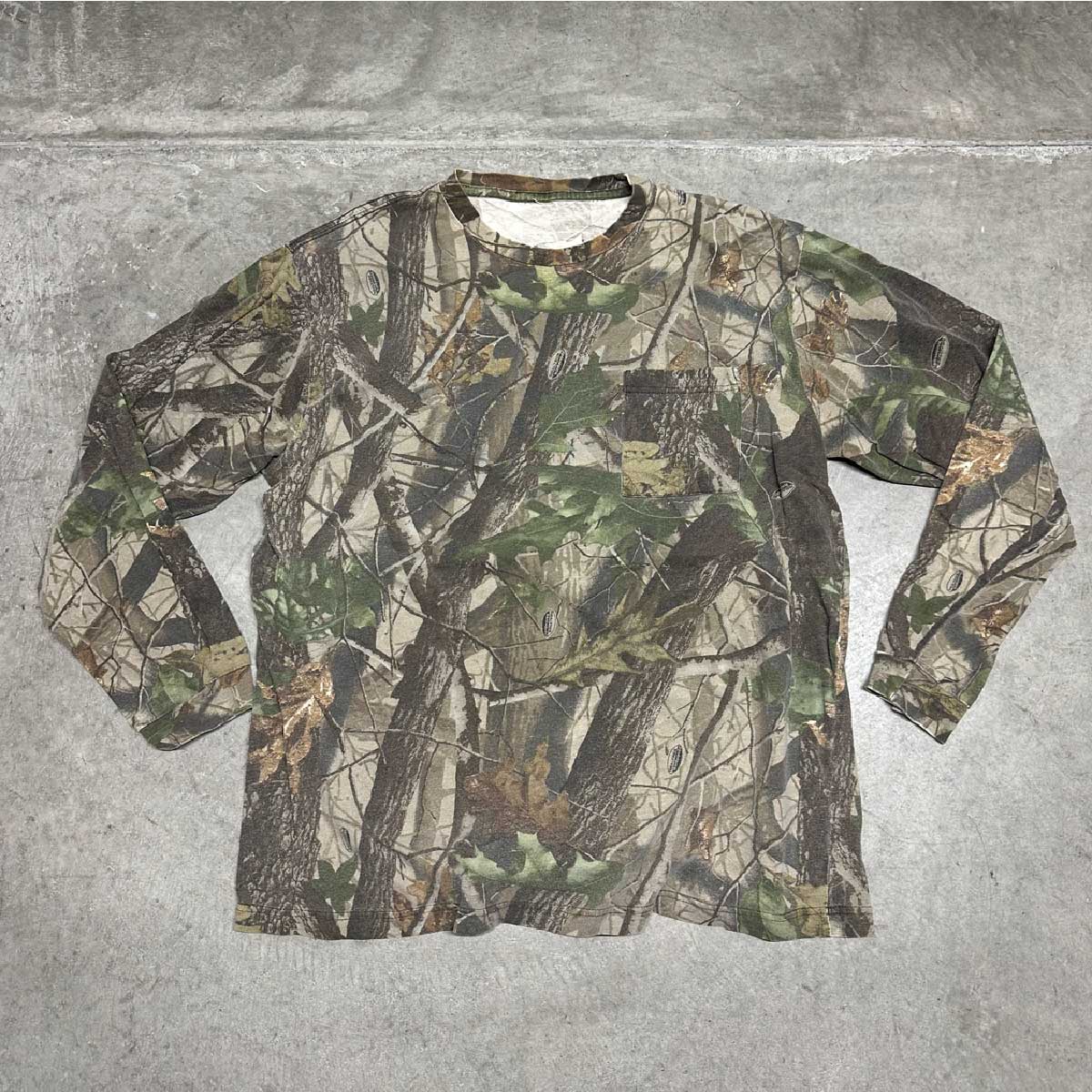 Unknown/USED - Real Tree Camo L/S  T-shirt (品番CU129)