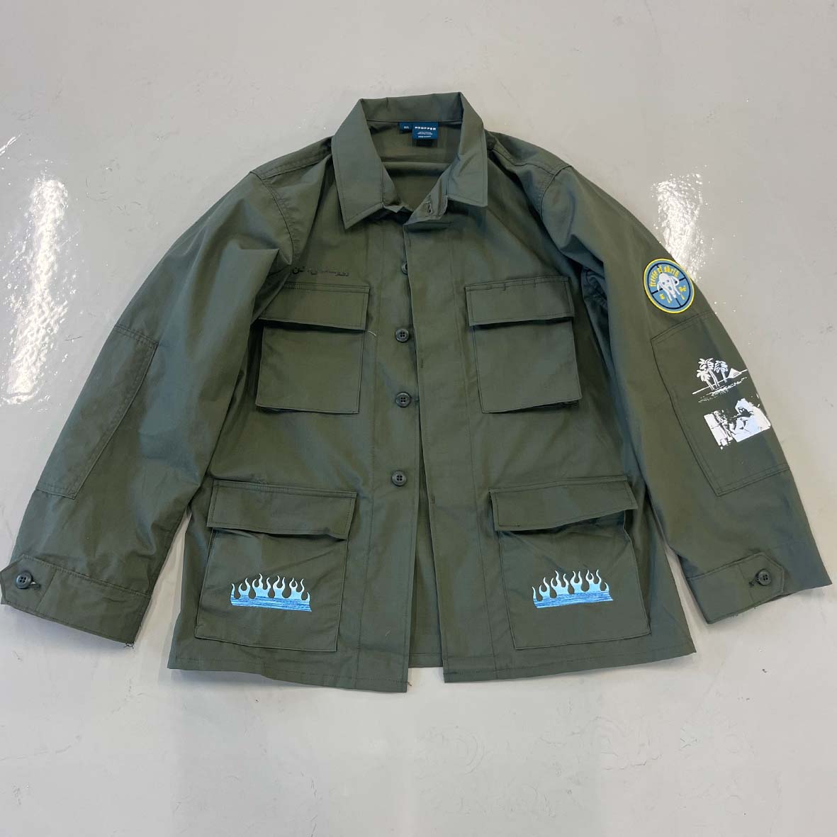 美品　PROPPER プロッパー　BDU リップストップジャケット　カモフラ　S 美品 PROPPER プロッパー BDU リップストップジャケット