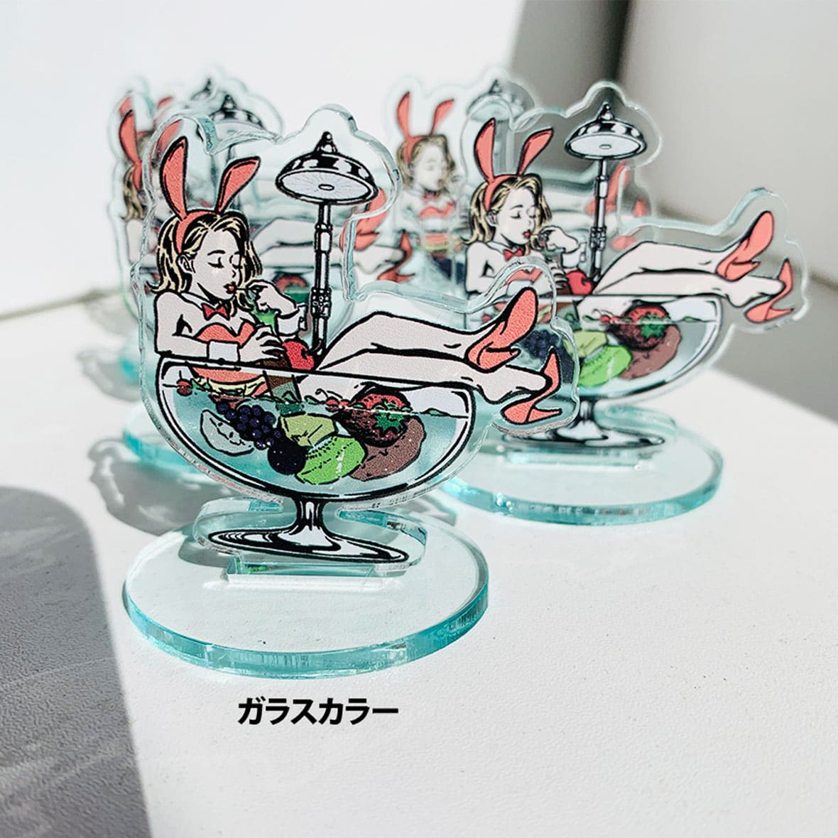 [Bulk Discount]   Acrylic Key Ring 5cm x 5cm or Less (Set of 100) (#ACR-K05_100)