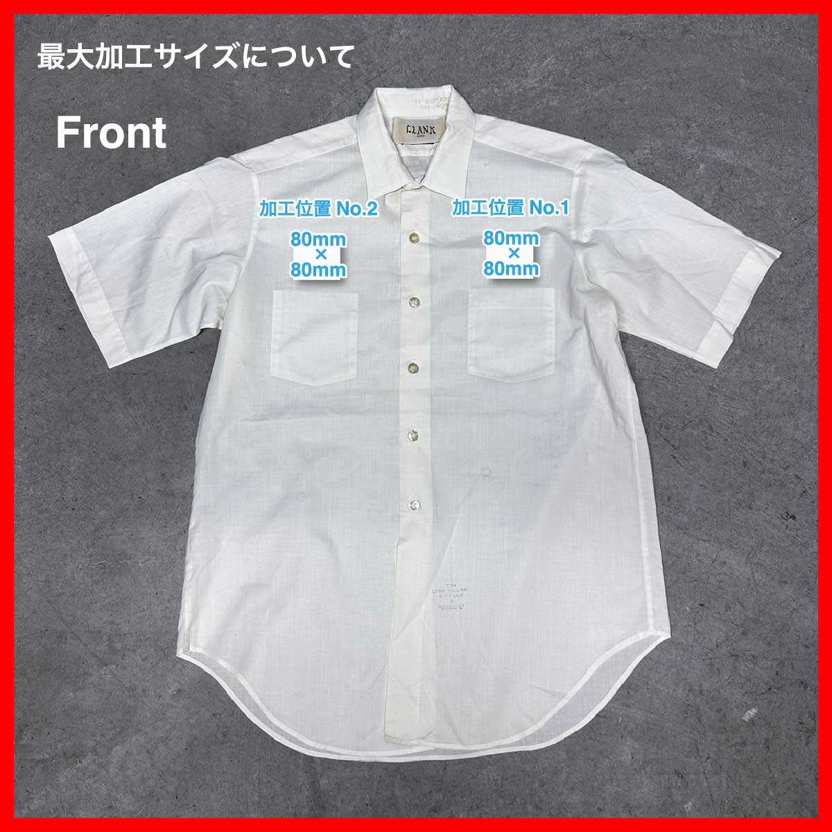 CORNER PRINTING | CLANK/USED クランク/ユーズド Short Sleeve