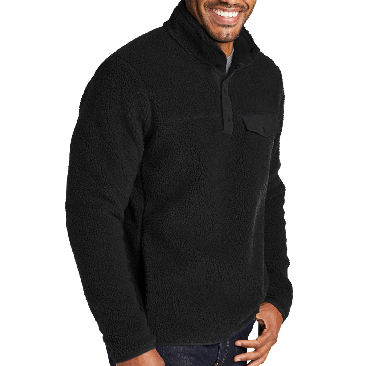Port Authority Camp Fleece Snap Pullover (#F140US)