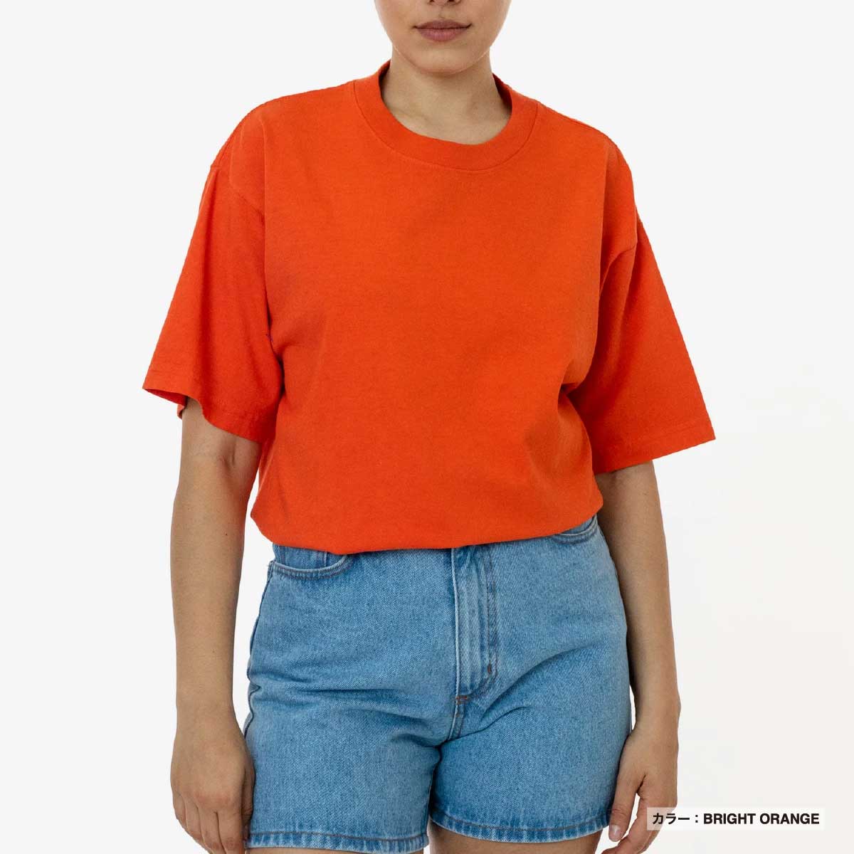 LOS ANGELES APPAREL ロサンゼルスアパレル S/S G-Dye CrewNeck 6.5oz [※国内] (品番1801GD-Z)