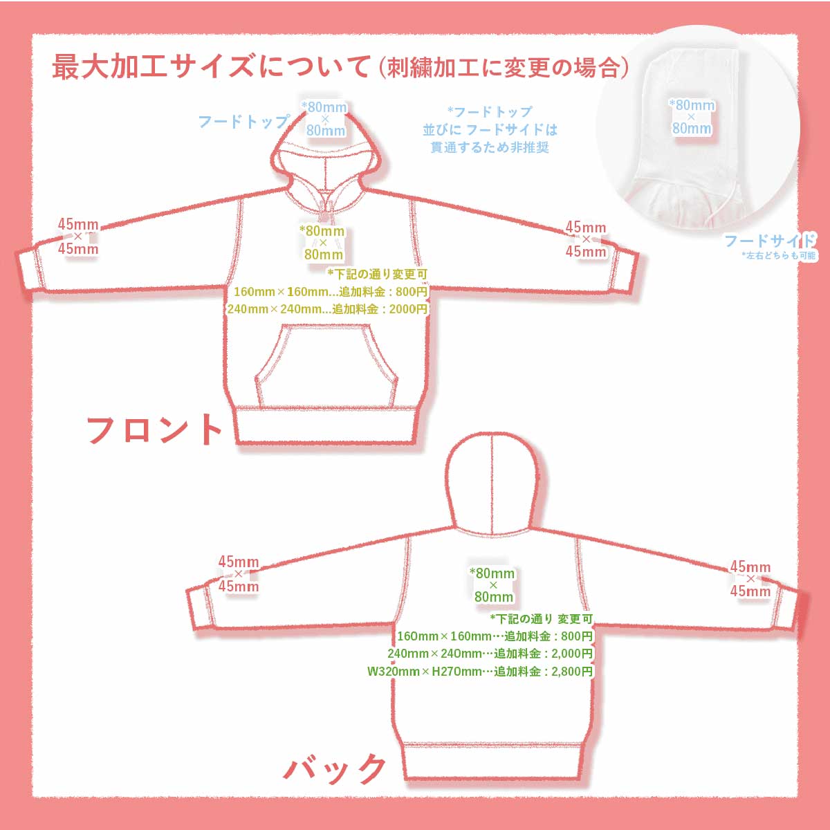 CROSS STITCH クロススティッチ 10.0 oz レギュラー プルオーバーパーカー (裏パイル) (品番CS2250)