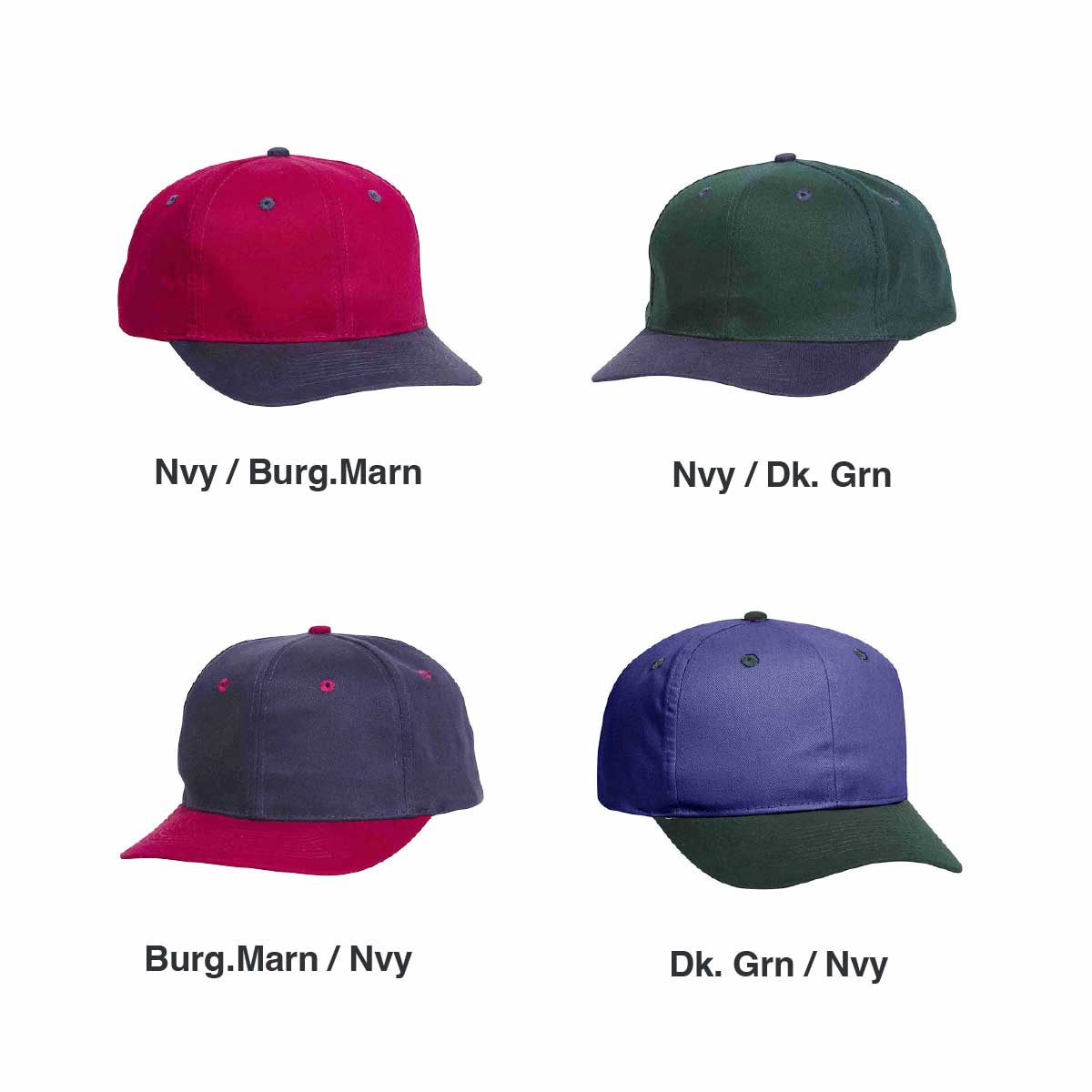 OTTO 6 Panel Mid Profile Baseball Cap (#27-015US)