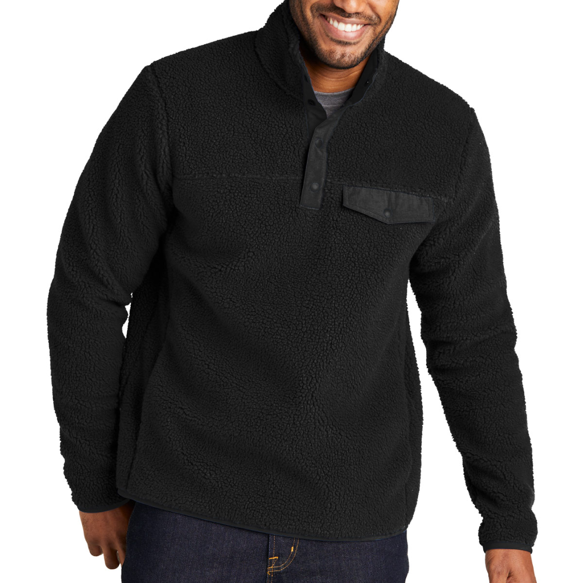 Port Authority Camp Fleece Snap Pullover (#F140US)