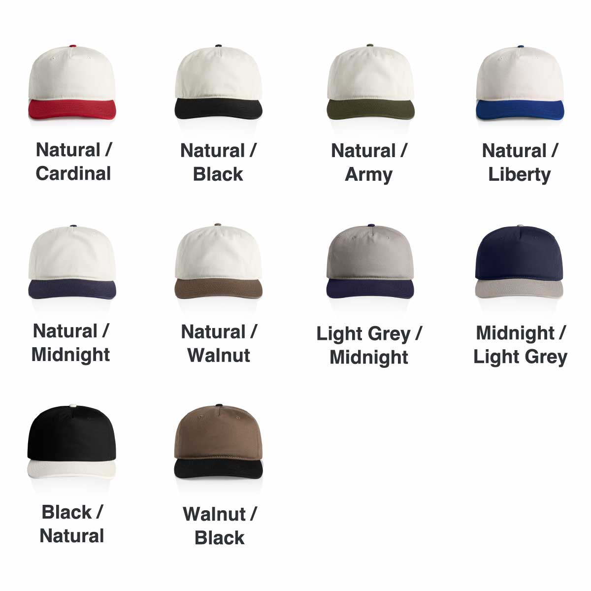 AS Colour Class Two-Tone Cap (#1154US) 