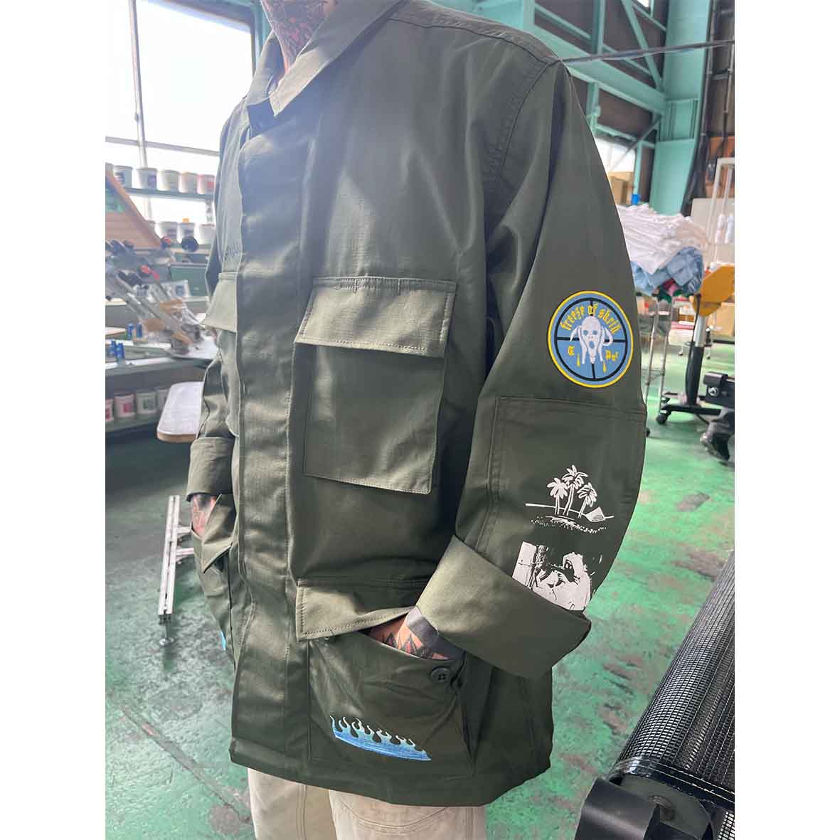 美品　PROPPER プロッパー　BDU リップストップジャケット　カモフラ　S CORNER PRINTING | PROPPER プロパー リップストップ BDU