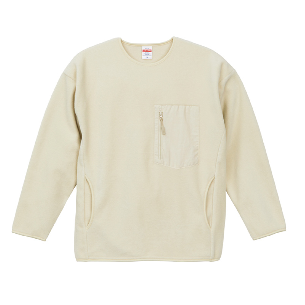 United Athle ユナイテッドアスレ マイクロフリース クルーネック シャツ (一重) (品番7098-01)