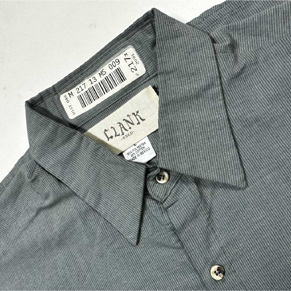 UNBIND ピンラインスイングシャツ Mサイズ グレー UNBIND ピンラインスイングシャツ Mサイズ グレー