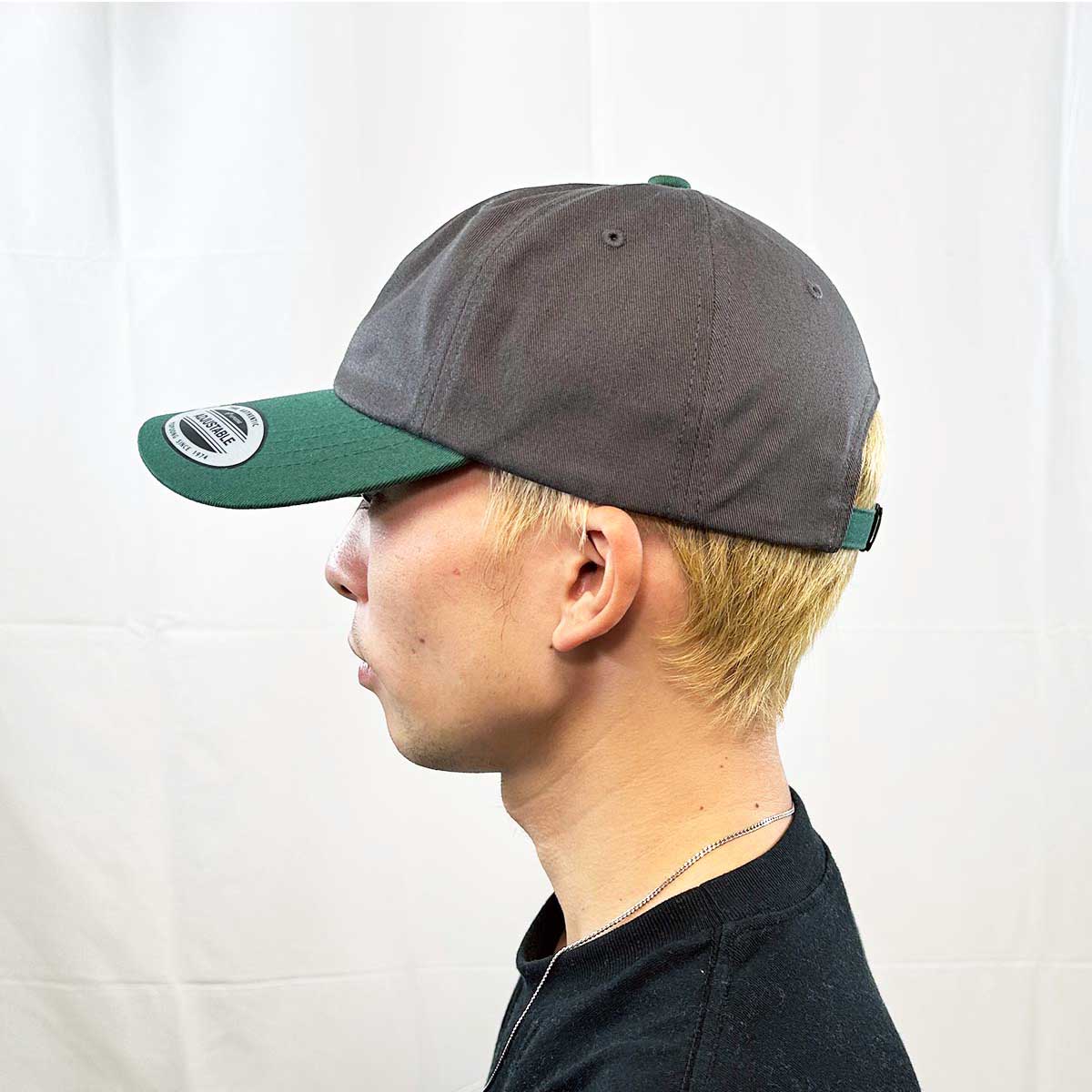 Yupoong 6-Panel Low-Profile Cotton Twill Two-Tone Cap [Via Transport Special Order] (#6245CM-VIA-Z)