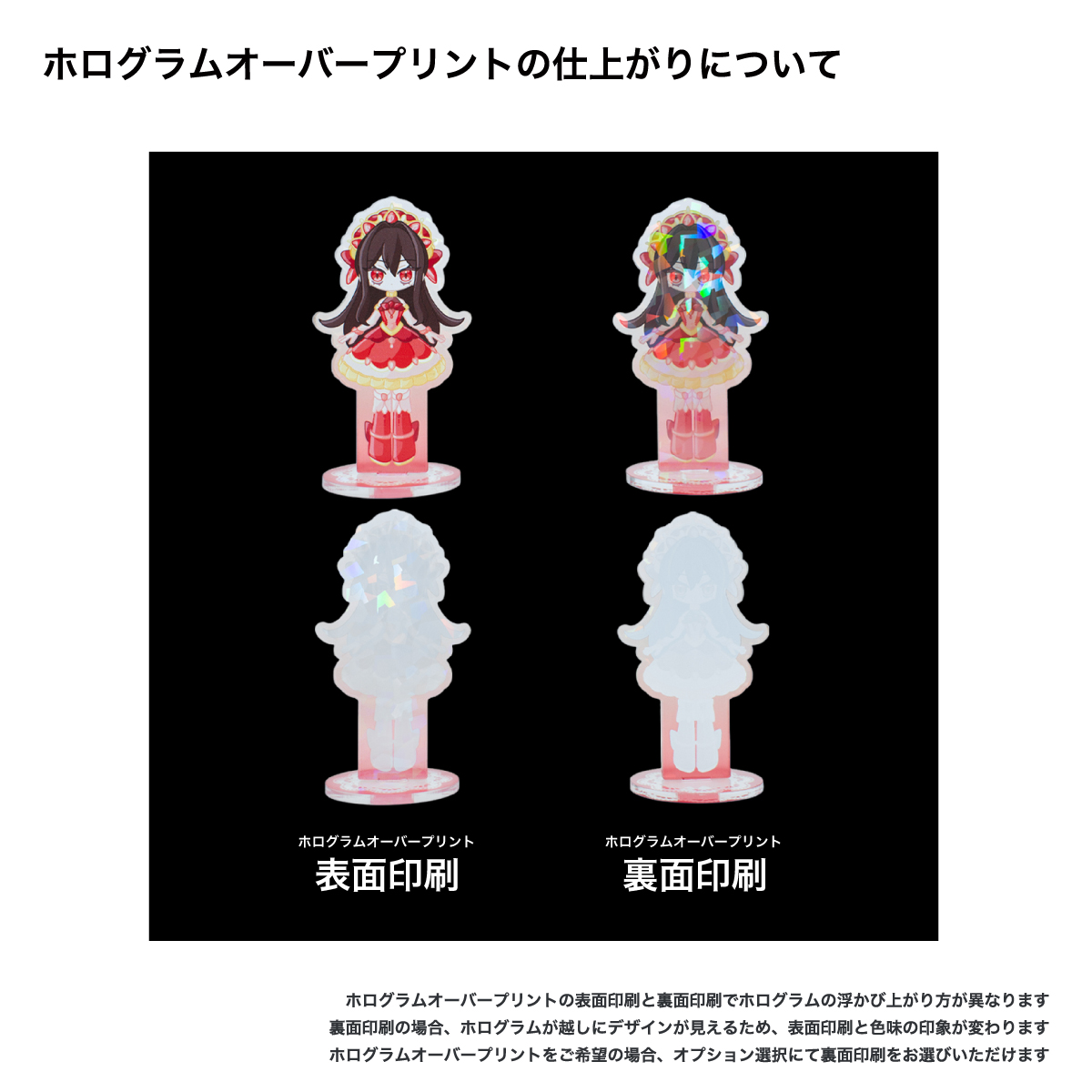 Acrylic Key Chain (5cm x 5cm or Less) (Set of 10) (#ACR-K05)