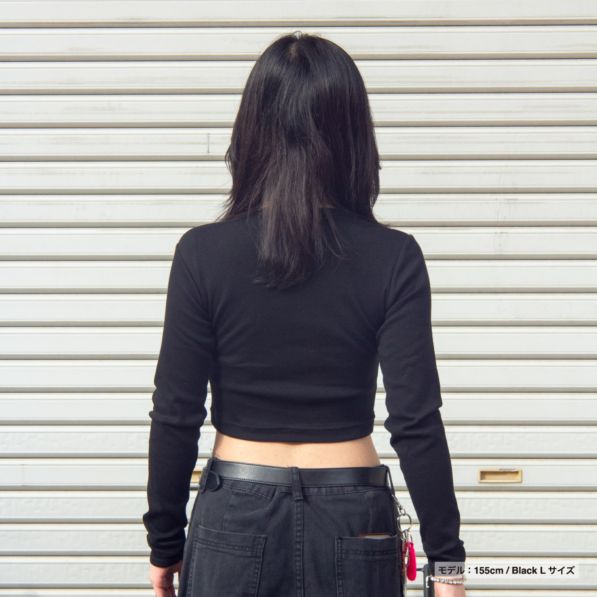 クロップド L/S Tシャツ (品番CPCLST-DM4510)