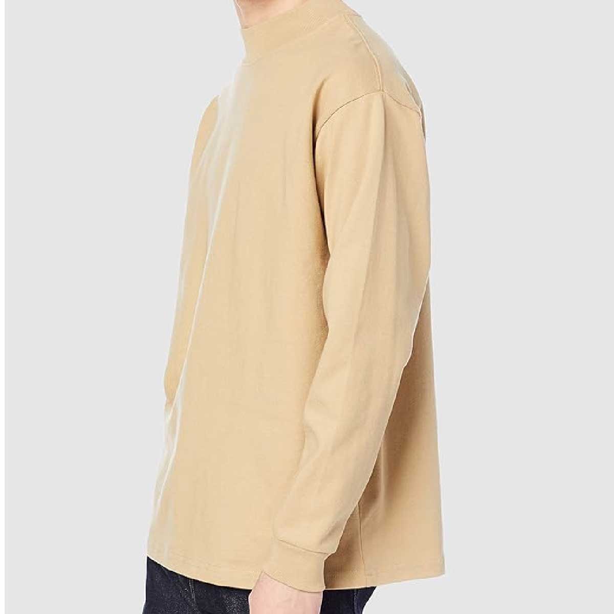 LIFEMAX 10.2 oz Super Heavyweight Mock Neck T-Shirt (#MS1610)