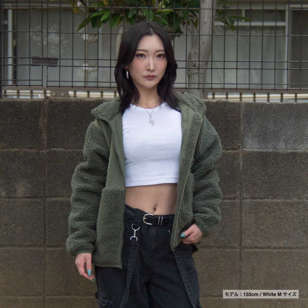 クロップド L/S Tシャツ (品番CPCLST-DM4510)