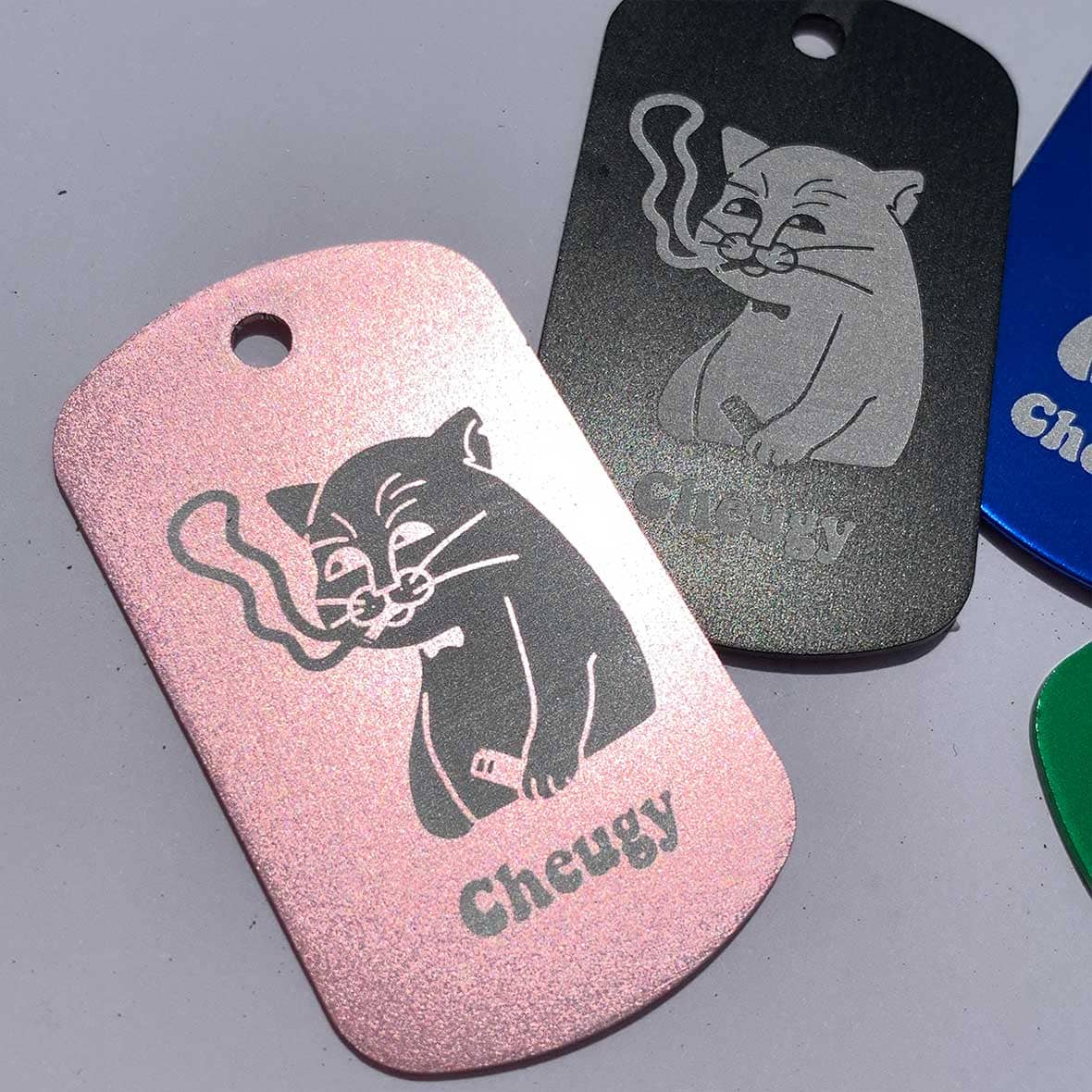 Metal Tag [Dog Tag]  (Set of 5) (#CP-MTDT)