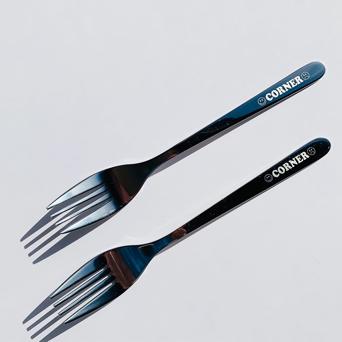 IKEA イケア ステンレスフォーク (2本セット) (品番00428484)